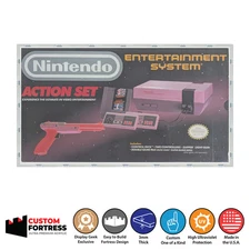 Custom Acrylic Hard Case for NINTENDO ACTION SET Video Game Console