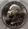 1987-D Washington Quarter PCGS MS65