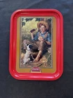 VINTAGE 1991 Coca-Cola "Barefoot Boy" Metal Serving Tray Norman Rockwell Art...