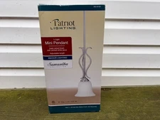 Patriot Lighting Mini Pendant Samantha 6" Diameter 41-1/2" H 352-8103