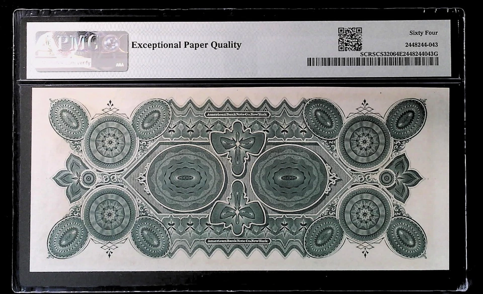 $1 - 1873 US Obsolete Currency - S.C. Railroad- Charleston -PMG 64EPQ - Image 2 of 2