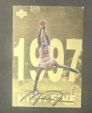 1998 Upper Deck Michael Jordan Jumbo High Five 12 Of 12 Chicago Bulls