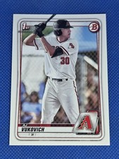 2020 Bowman Draft AJ VUKOVICH 1st Year Baseball card ARIZONA DIAMONDBACKS #150