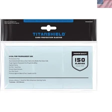 High-Quality 150 Clear Sleeves for Mini American Size Board Games & Cards