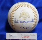 Bill Mazeroski JSA COA Autograph Gold Glove Major League OML Signed Baseball