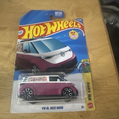 2026 HOT WHEELS PURPLE VW ID. BUZZ BOMB 4/10 HW EURO 86/250