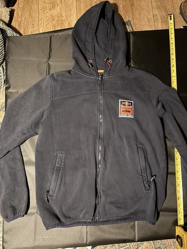 KTM Red Bull Racing Team Zip Up Hoodie Mens Size XL Navy Blue 