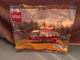 Lego Creator 40079 Mini VW T1 Camper Van 2013 Retire 100% Complete Ex. Condition