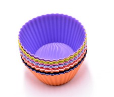 Cupcake Liners Reusable Silicone Baking Cups Non-Stick Muffins Mold Accessories