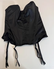 Masquerade Tiffany Corset Top Womens 36DD Black Padded Underwired Party Night