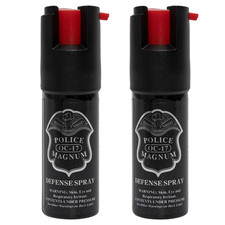 Police Magnum mini pepper spray self defense safety 2 PACK 1/2 oz Twist Locks