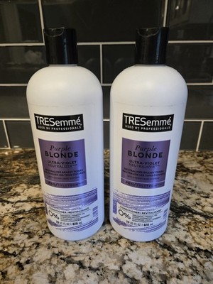 (2) Tresemme Purple Blonde Ultra Violet Neutralizer Conditioner 28oz JUMBO