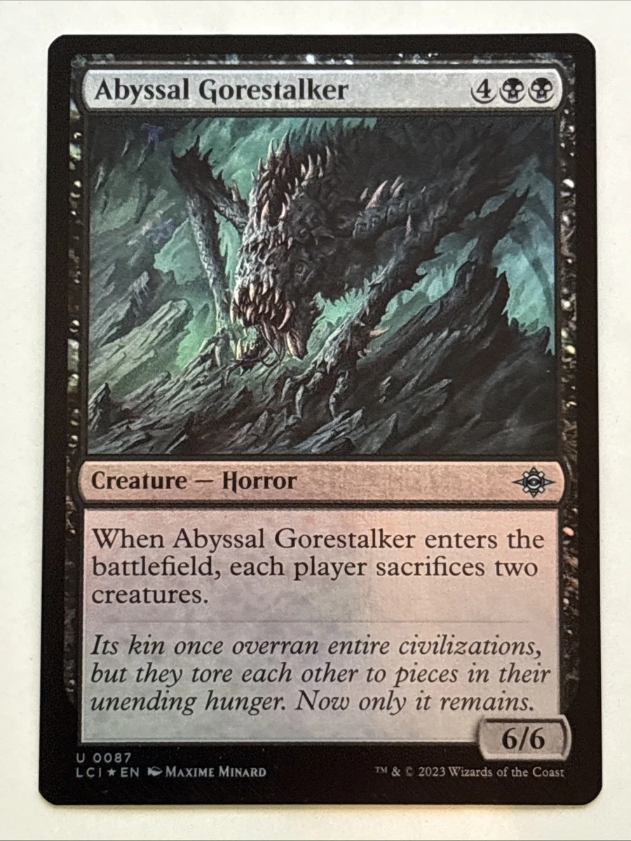The Abyss Magic: The Gathering Individual Trading Card Games for