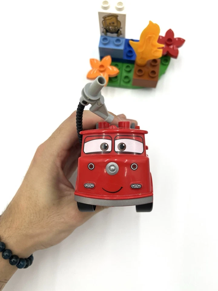 LEGO DUPLO 6132 Disney Pixar Cars Red the Fire Truck 2012 - Incomplete Read! - Image 3 of 4
