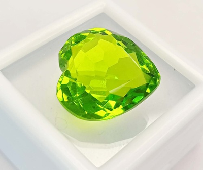 #ad #ad Peridot Green Heart Cut 10 12 Ct Certified Natural Loose Gemstone RK005 $33.34