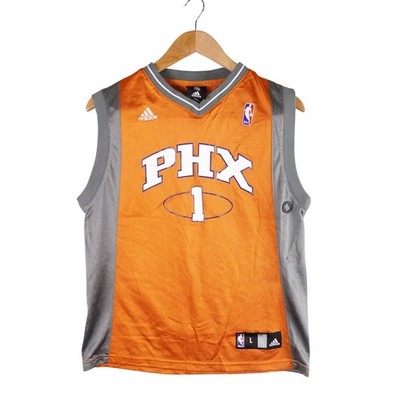 Adidas Phoenix Suns Amare Stoudemire 1 Jersey Kids Large 14-16 Orange NBA Mesh