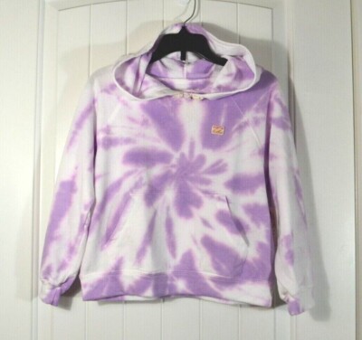 NWT GIRLS YOUTH BILLABONG DREAMY COLORS SWEATSHIRT LIT UP LILAC HOODIE SZ  XXS,XS