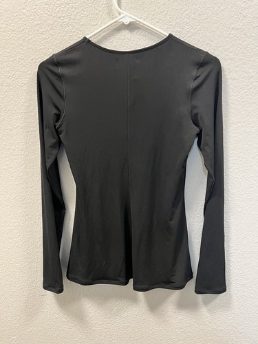 Eva Varro Women’s Black Top Loop Long Sleeve Size Small - Picture 2 of 7