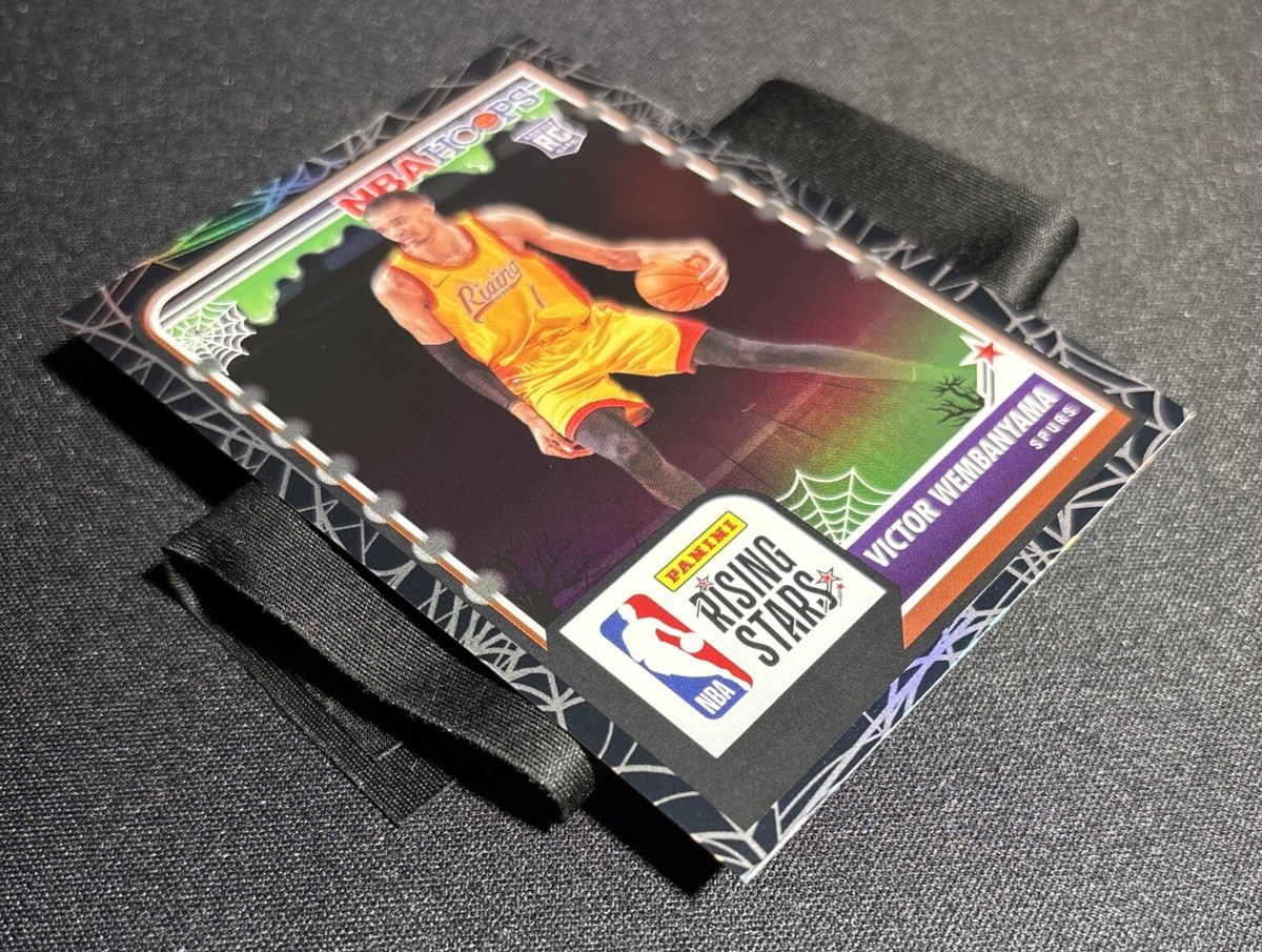 2023-24 Haunted NBA Hoops Victor Wembanyama Holo Spider Web Rising