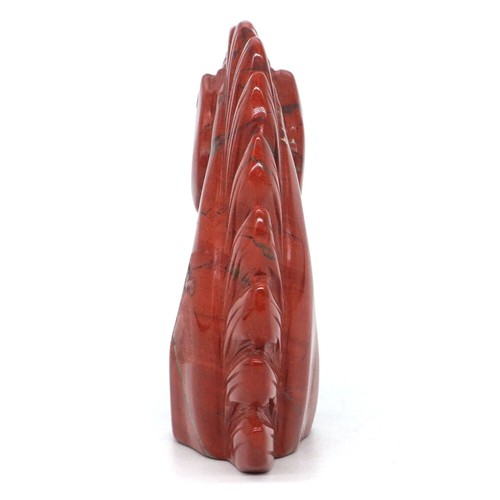 3" Unicorn Head Natural Gem Red Jasper Crystal Carved Healing Figurine Decor #22 - Picture 6 of 6