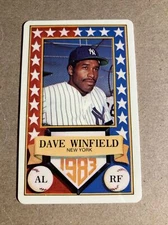 Dave Winfield 1983 PERMA-GRAPHICS ALL STAR CREDIT CARD New York Yankees Rare