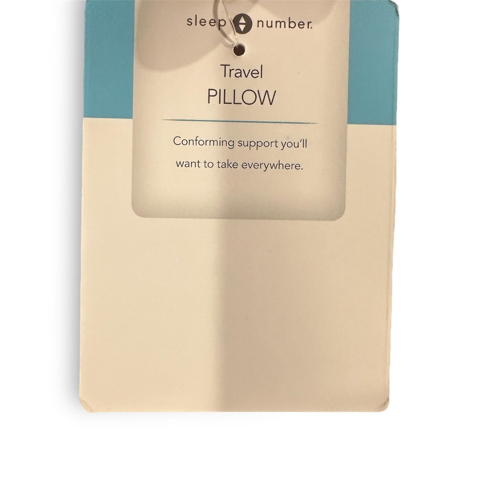 Sleep Number Comfortfit Travel Pillow With Carry Bag (New With Tag) eBay