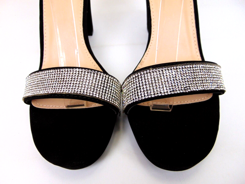 NEW! Top Moda EMMA Women's Ankle Strap Dress Sandal Block Heels Size 8.5 Black - Picture 11 of 14
