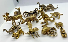 Solid Brass Statues of Animals and Insects & Sea Life Home Decor Wall Home Rack