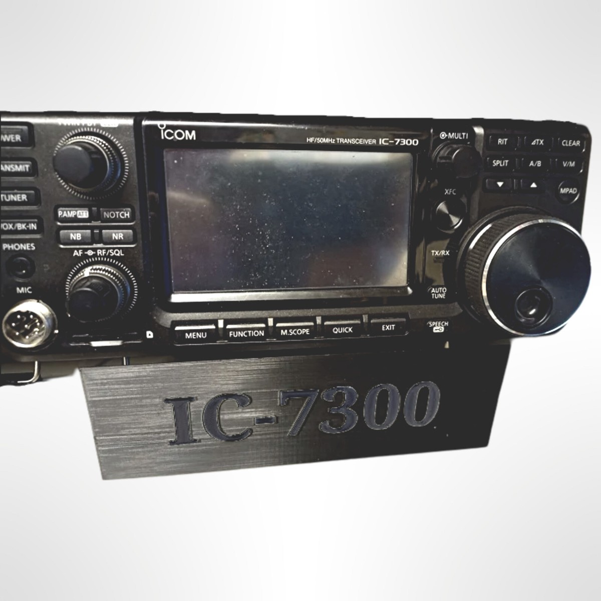 Angled Desk Stand for Icom IC-7300 All-Mode Amateur Radio