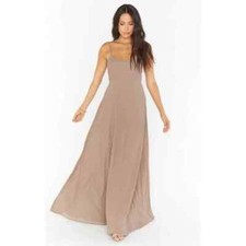 NWT Show Me Your Mumu Faith Maxi Dress in Dune Size L