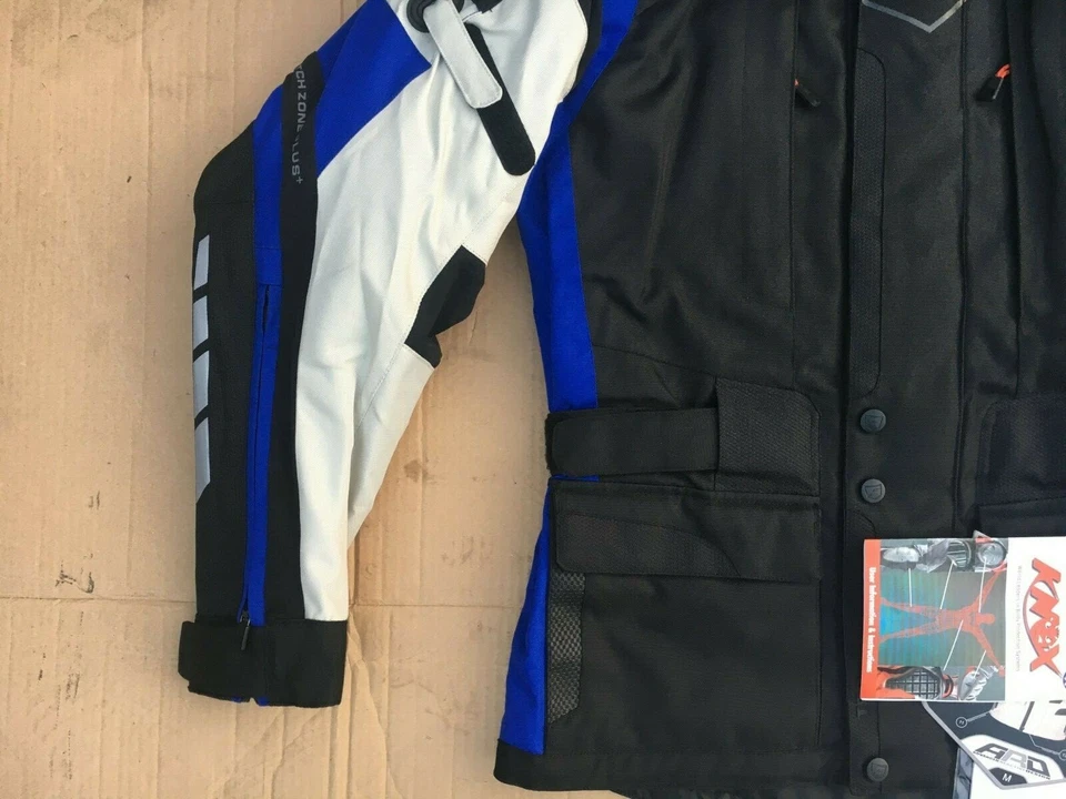 Akito Track Mens Textile Waterproof Motorcycle Jacket Size UK 42" Chest (LBOX1) - Image 4 of 4