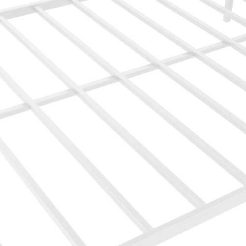 Twin Over Full Bunk Bed w/ Trundle Bed Metal Bed Frames Platform Bed For Bedroom