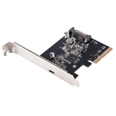 USB 3.2 GEN2 X2 USB Type-C 20Gb/s Data-Transfer PCIe X4 Expansion Card