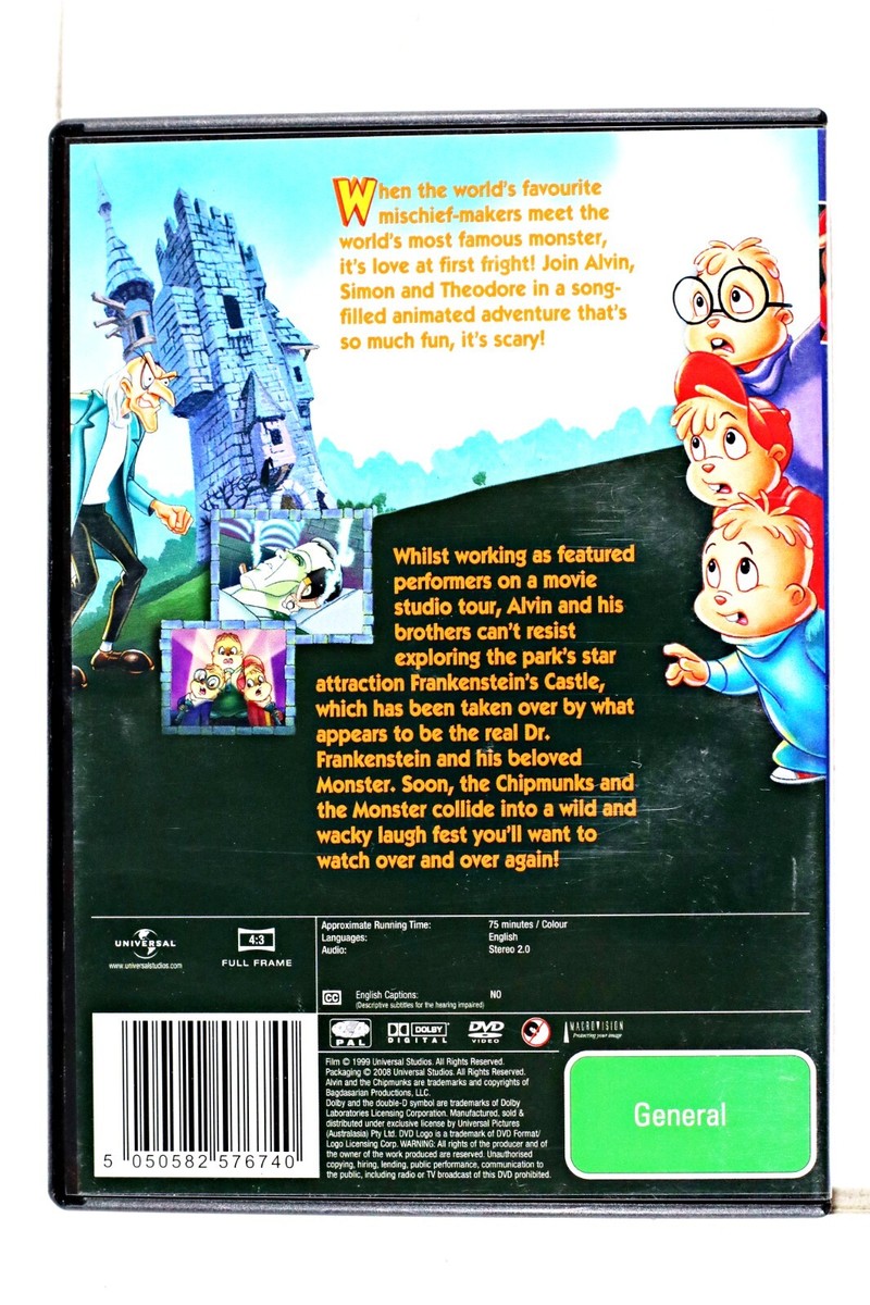 Alvin and the Chipmunks Meet Frankenstein (DVD, 1999) for sale Alvin and the Chipmunks Meet Frankenstein (DVD, 1999) for sale