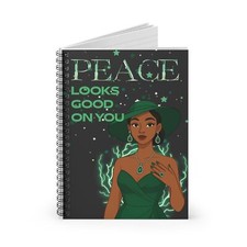 Peaceful Vibes Spiral Notebook - Perfect for Journaling, Gifts, School, or Art 
