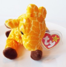 TY BEANIE BABY BABIES ORIGINAL TWIGS THE GIRAFFE 1996 PE w/ ERRORS RETIRED NEW