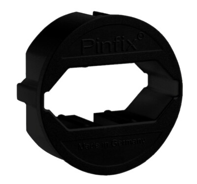 PINFIX schwarz ADAPTER für EUROSTECKER EUROGERÄTE STECKERADAPTER EUROZUBEHÖR
