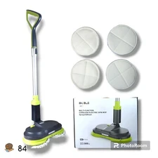 BIUBLE B07 Dual Spin Cordless Electric Mop with LED + Sprayer + 300ML Water Tank