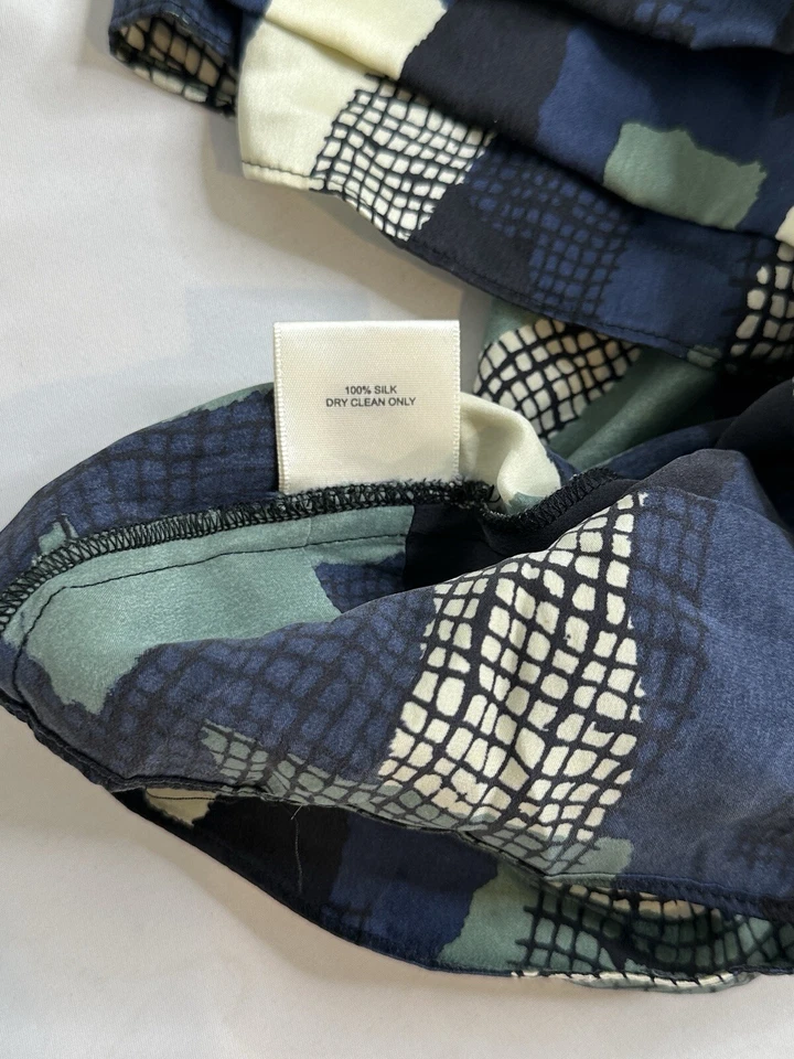 Brooklyn Industries Edgecombe Printed Dress Size 12 100% Silk New NWT - Image 4 of 4