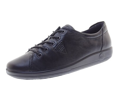 ECCO Soft 2.0 Damen Schuhe Sneaker Halbschuhe Ballerinas Slipper Gr 37 Leder