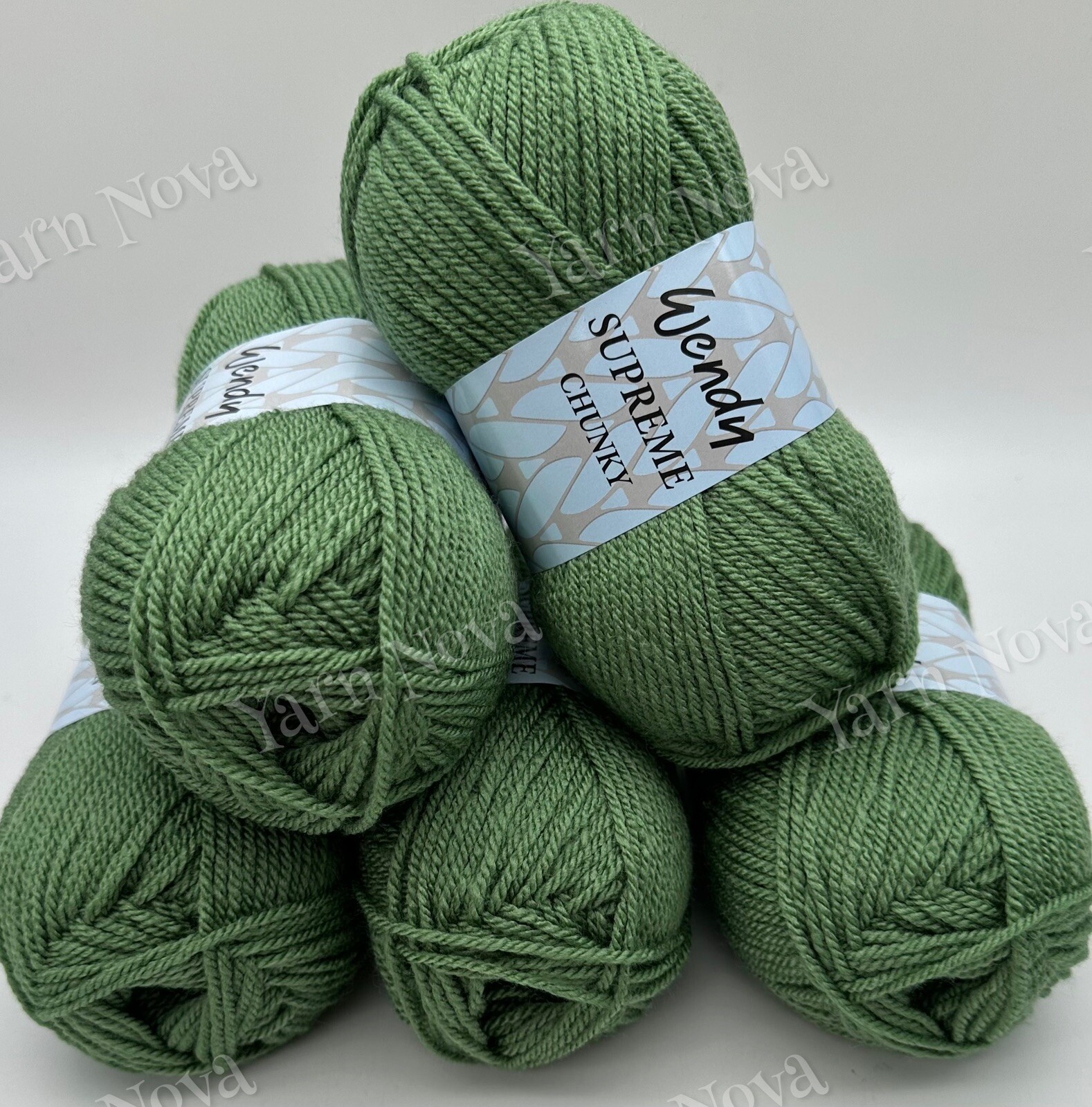 Wendy Supreme Chunky Knitting Crochet Yarn Wool - 5x100g Balls - SK60 Mint