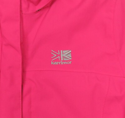 NWOT Karrimor Weathertite Waterproof Pink Womens Hooded Full Zip