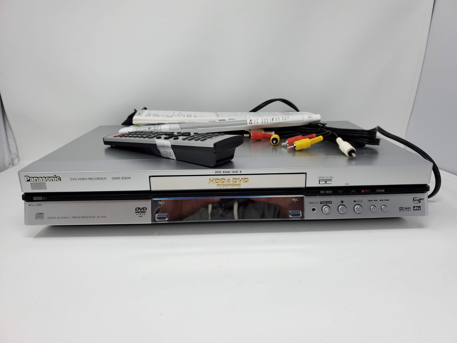 PANASONIC DVD/CD RECORDER & Remote Progressive Scan DMRE80H eBay