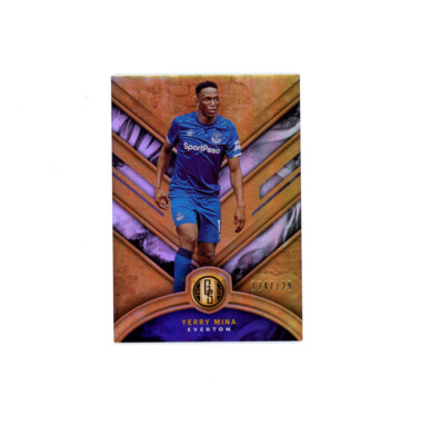 2019-20 Gold Standard SP YERRY MINA /129! Everton STAR