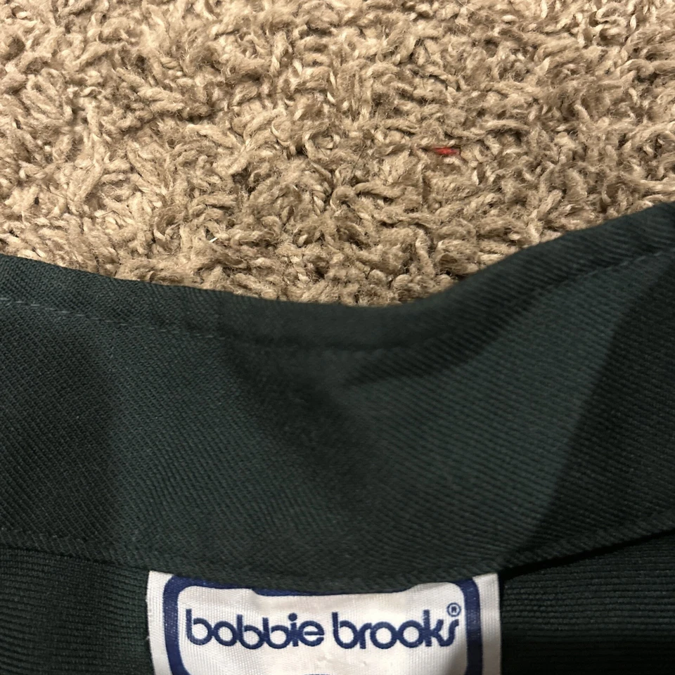 Bobbie Brooks Juniors Talla 7 Vintage Falda Verde Poliéster Mezcla Lana B29 Foto 3 de 4