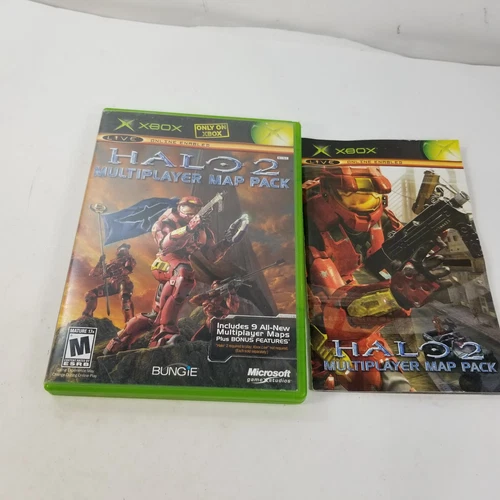 Halo 2 Multiplayer Map Pack (Xbox, 2005) W/MANUAL!