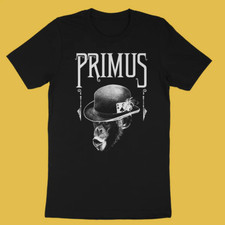 VTG Primus band Men T-shirt Black Cotton Tee All Sizes 1T187