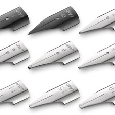 LAMY Fountain Pen Replacement Nib Z50 Spare Single Nibs Silver Black F M B 1.5