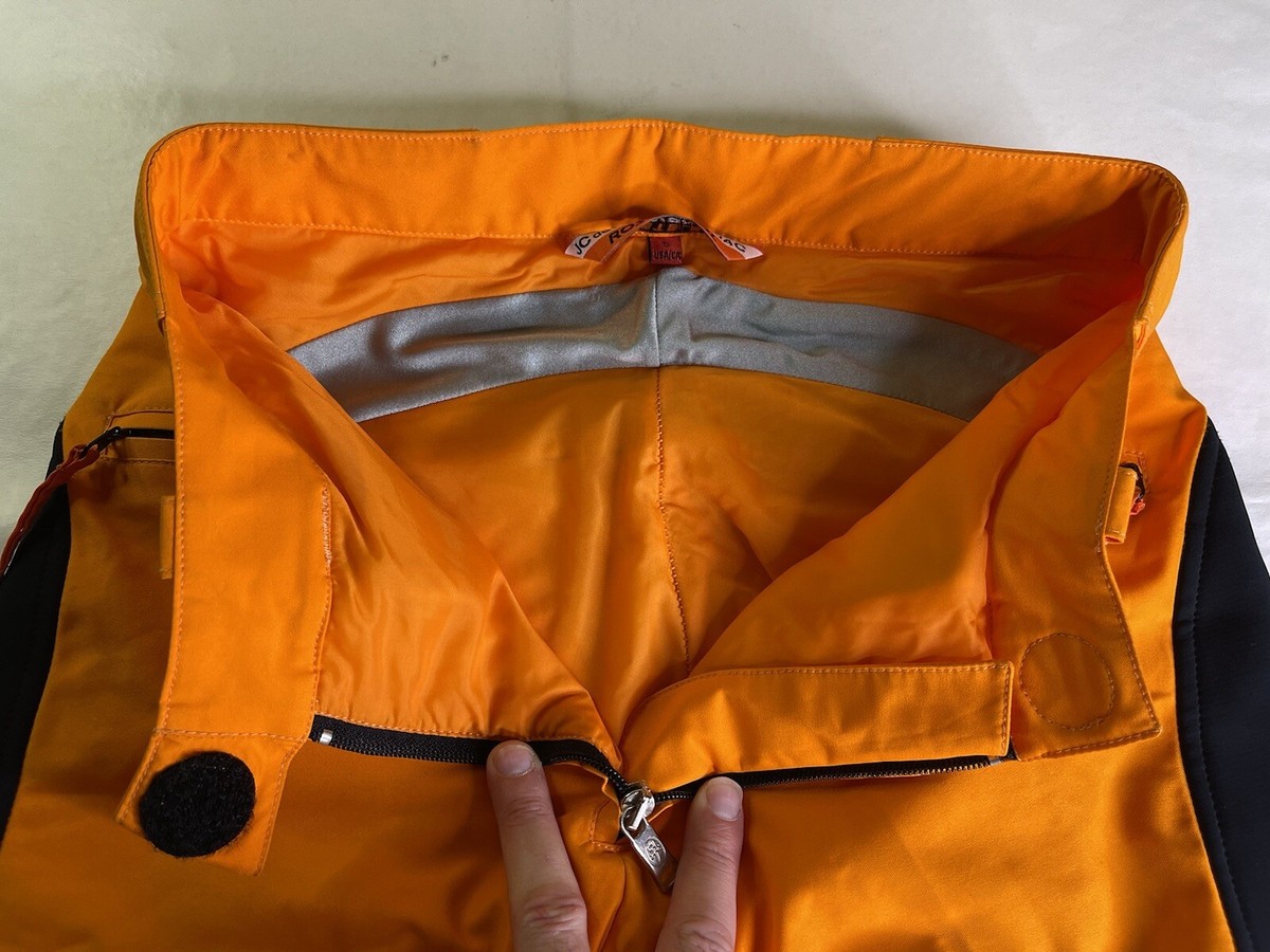 Pantalon Coupe-vent Rossignol X JC De Castelbajac Taille M - Modèle RL6PK19 Orange, Occasion En Bon état
