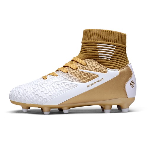 Boys Soccer Shoes High Top Outdoor Indoor Youth Football Shoes Soccer Cleats Hot - Picture 33 of 37